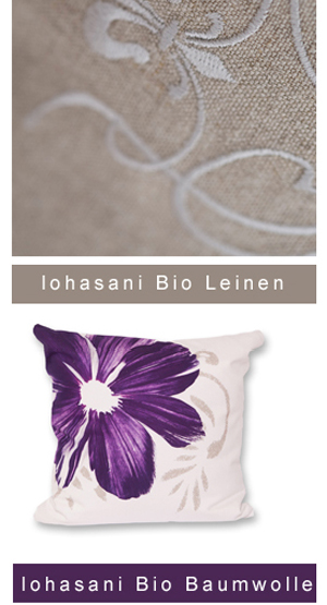 lohasani fertigt Wohnaccessoires aus zertifizierten Bio Materialien. Mehr Info auf www.lohas-loft.de