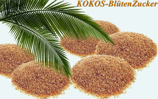 Kokosblütenzucker die gesunde Alternative. Auch für Diabetiker geeignet.