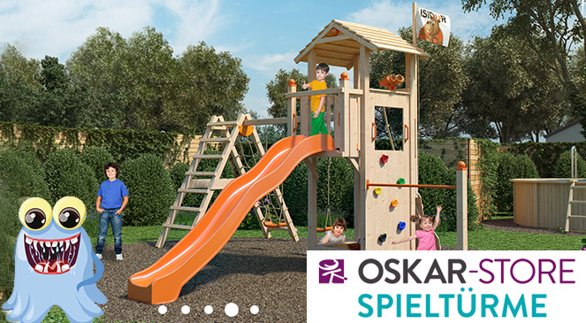 OSKAR Spieltürme - ungeheuer günstig und schrecklich gut
