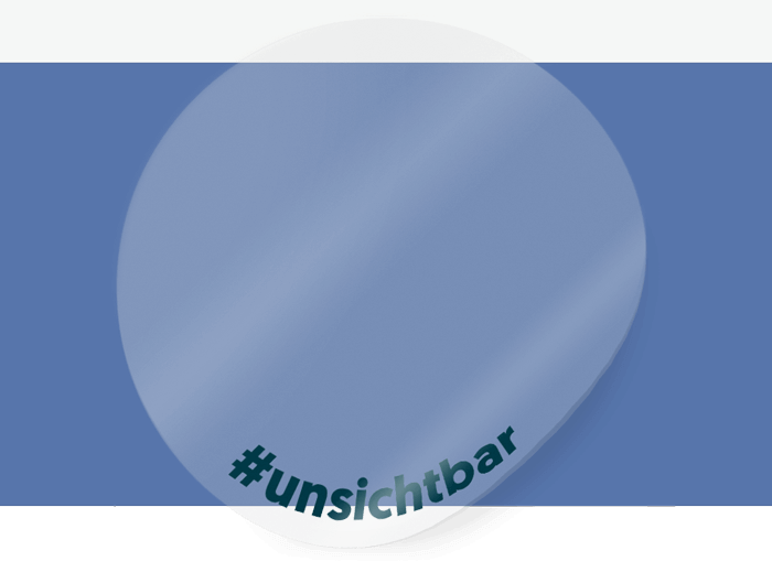 Mit der Kampagne #unsichtbar in Zusammenarbeit mit MHE will Schildermaxe Menschen ehren, die aufgrund ihrer psychischen Erkrankung im Stillen leiden.