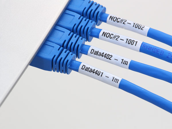 Patchkabel mit Beschriftung