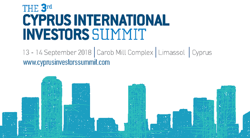 3rd Cyprus International Investors Summit on 13-14 September 2018