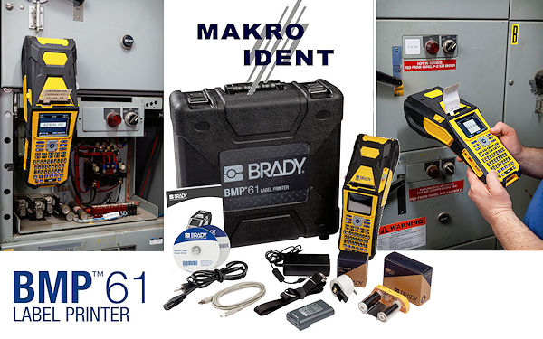 Brady BMP61: Mobiler HighQuality Etikettendrucker 