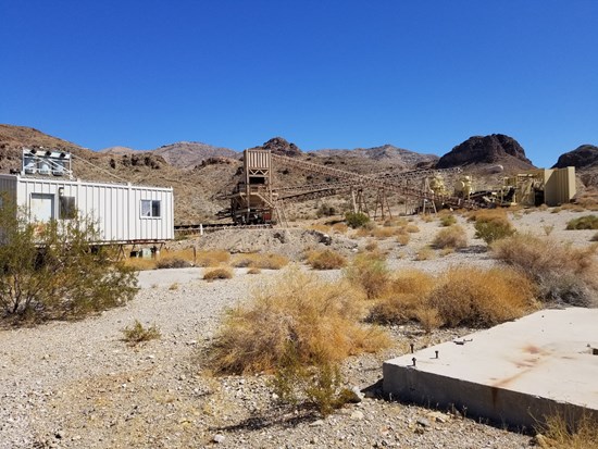 Mahlwerk auf dem Mohave-Projekt; Foto: M3 Metals