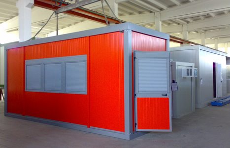 Container für den Einsatz als Büro
