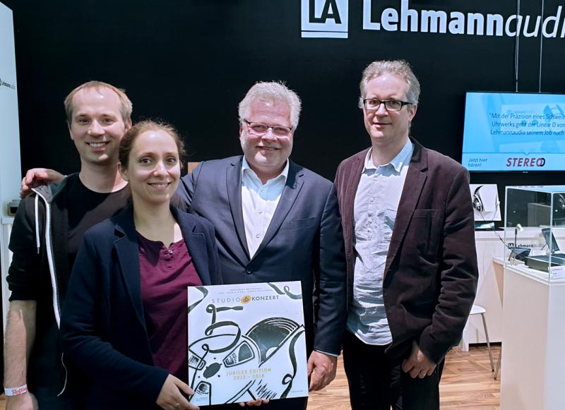 Michael Thumm, Bettina Bertók, Norbert Lehmann und Philipp Heck (v.l.n.r.) - das Team der Analogtage